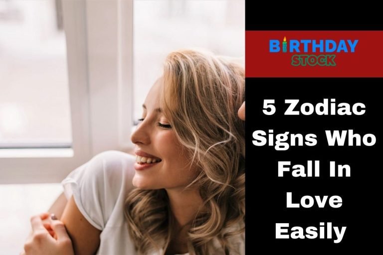 5 Zodiac Signs Who Fall In Love Easily - Birthday Stock