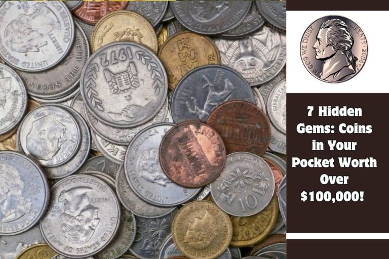 7 Hidden Gems Coins in Your Pocket Worth Over $100,000!