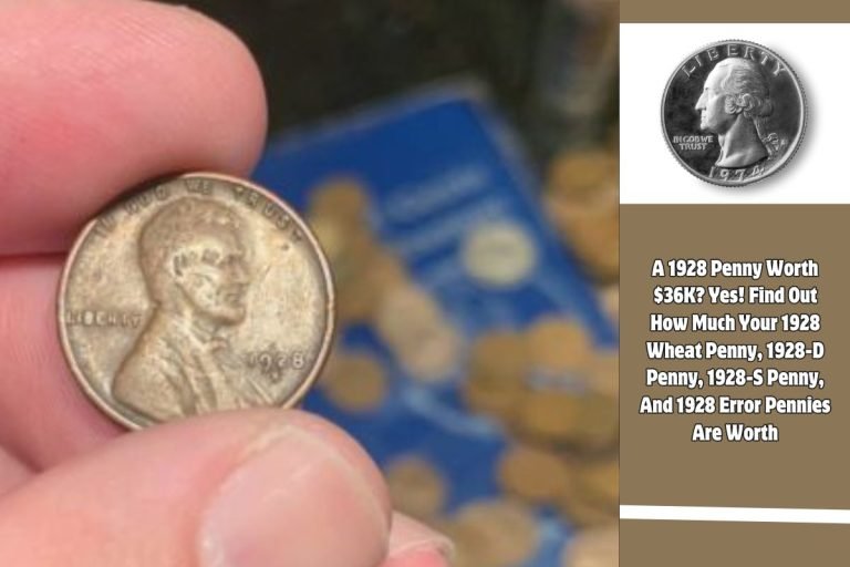 A 1928 Penny Worth $36K Yes! Find Out How Much Your 1928 Wheat Penny, 1928-D Penny, 1928-S Penny, And 1928 Error Pennies Are Worth