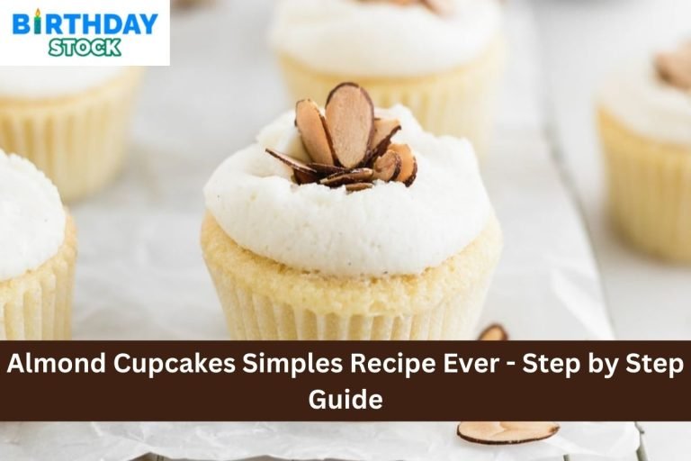 Almond Cupcakes Simples Recipe Ever - Step by Step Guide