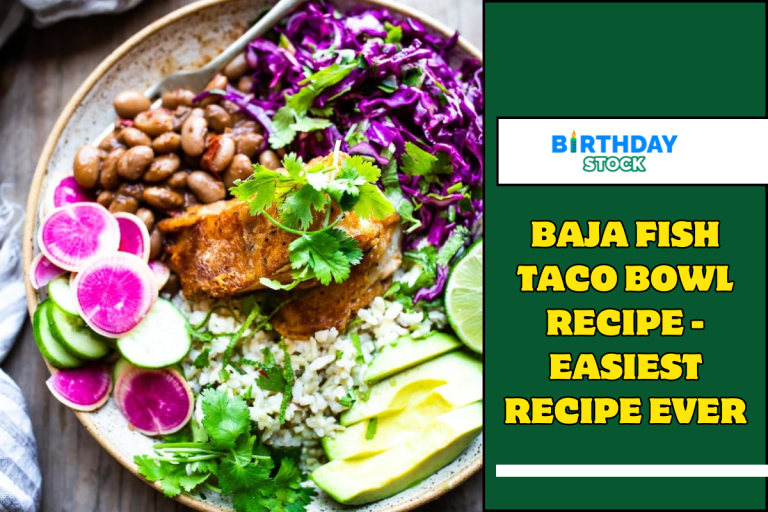 Baja Fish Taco Bowl Recipe - Easiest Recipe Ever