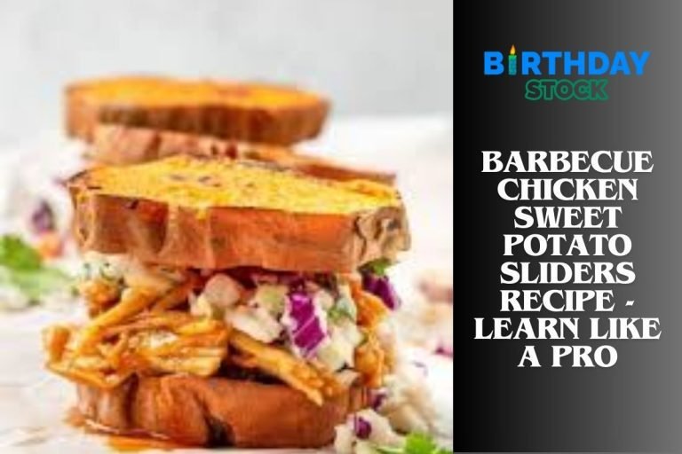 Barbecue Chicken Sweet Potato Sliders Recipe - Learn like a Pro