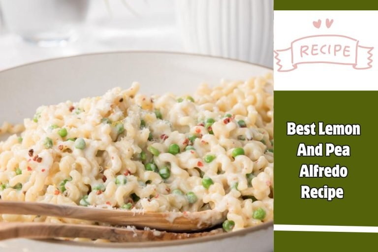 Best Lemon And Pea Alfredo Recipe