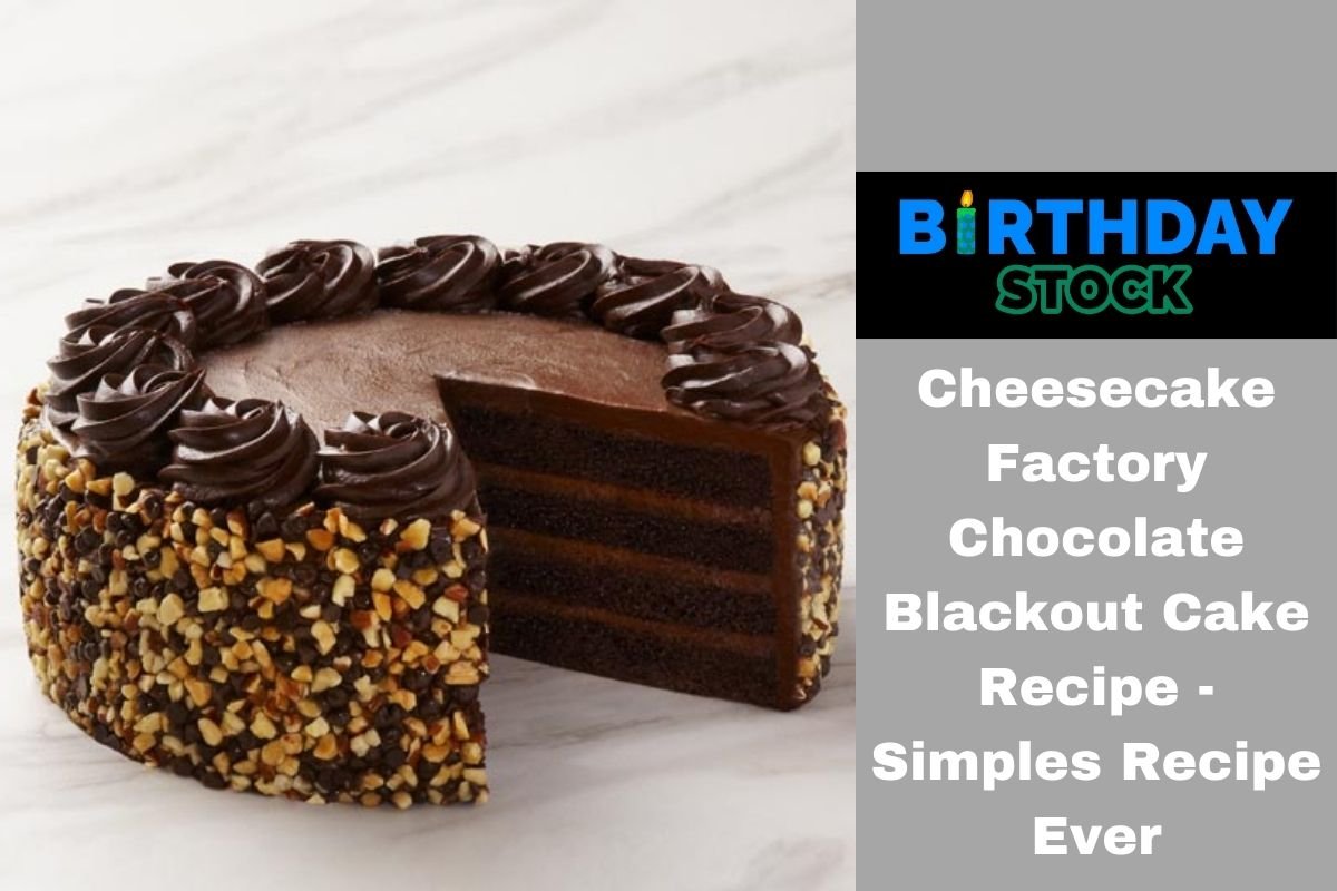 Cheesecake Factory Chocolate Blackout Cake Recipe - Simples Recipe Ever