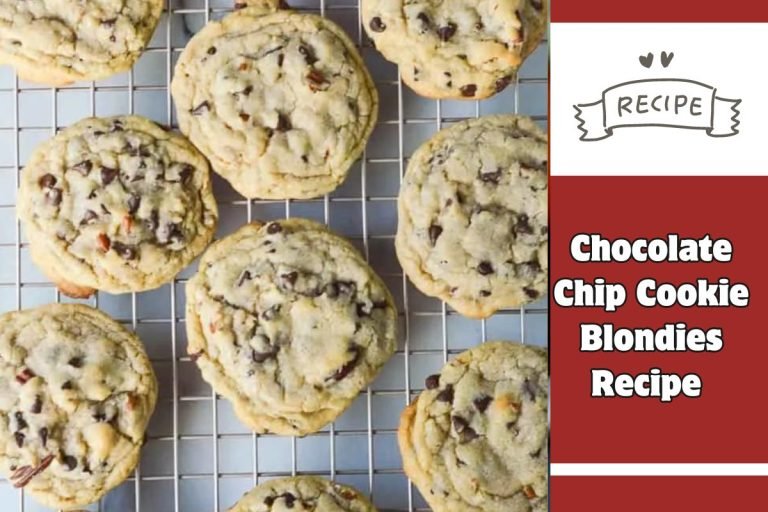 Chocolate Chip Cookie Blondies Recipe