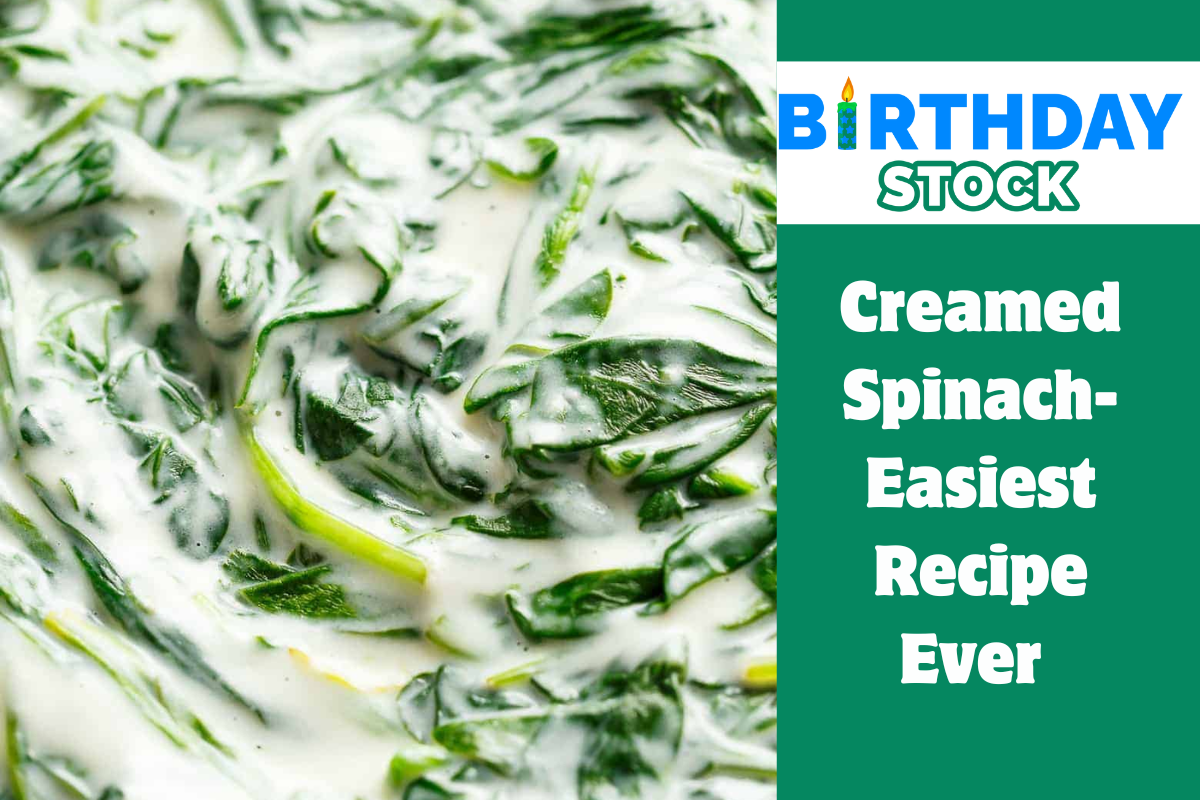 Creamed Spinach- Easiest Recipe Ever 