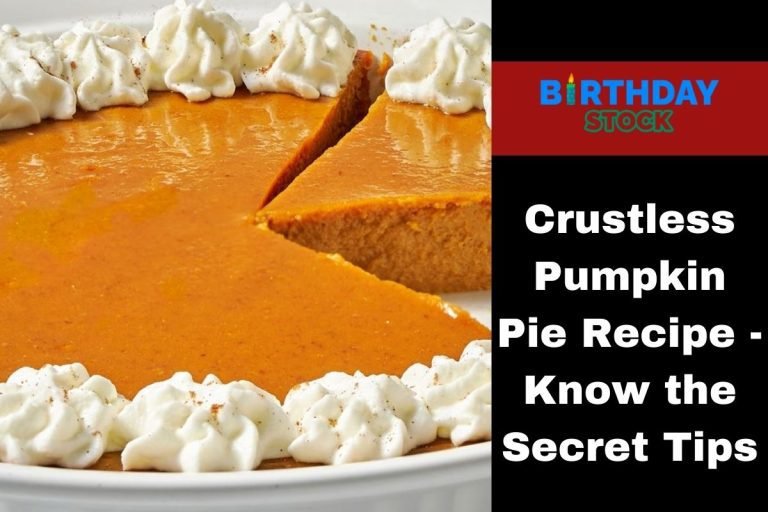 Crustless Pumpkin Pie Recipe - Know the Secret Tips