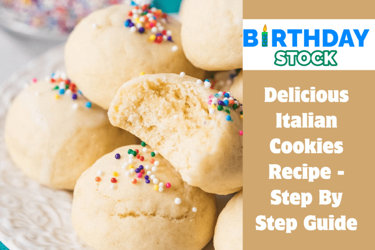 Delicious Italian Cookies Recipe - Step By Step Guide