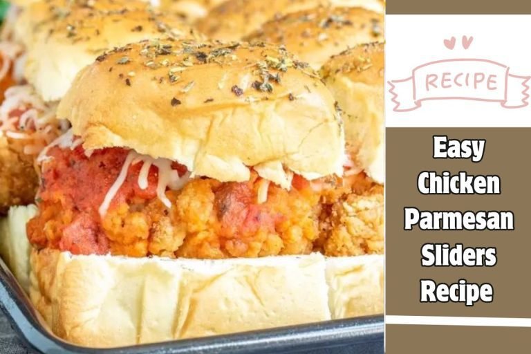 Easy Chicken Parmesan Sliders Recipe