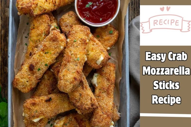 Easy Crab Mozzarella Sticks Recipe