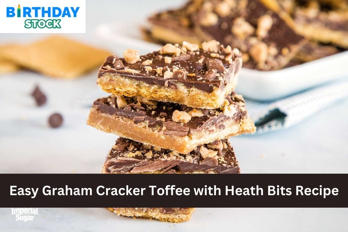 Easy Graham Cracker Toffee with Heath Bits Recipe