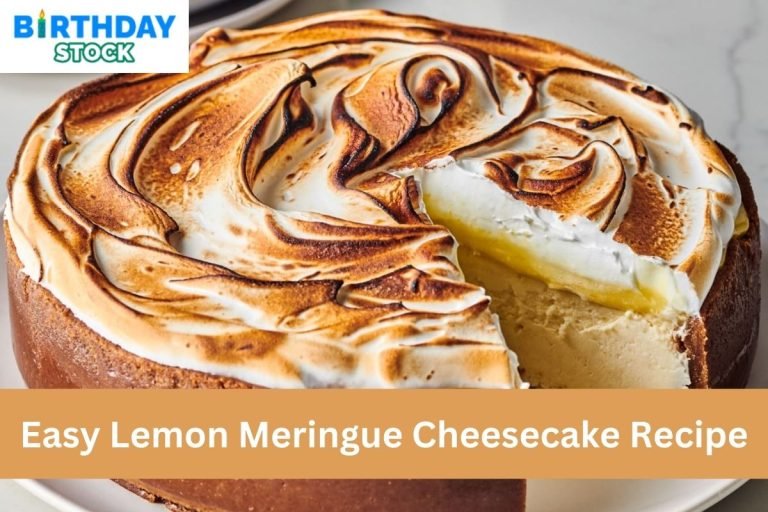 Easy Lemon Meringue Cheesecake Recipe