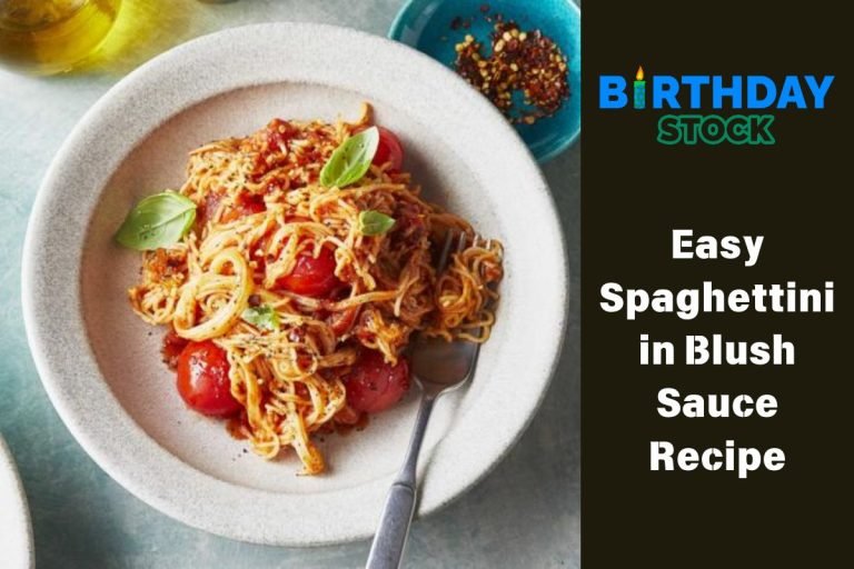 Easy Spaghettini in Blush Sauce Recipe