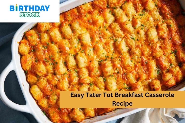 Easy Tater Tot Breakfast Casserole Recipe
