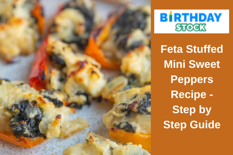 Feta Stuffed Mini Sweet Peppers Recipe - Step by Step Guide