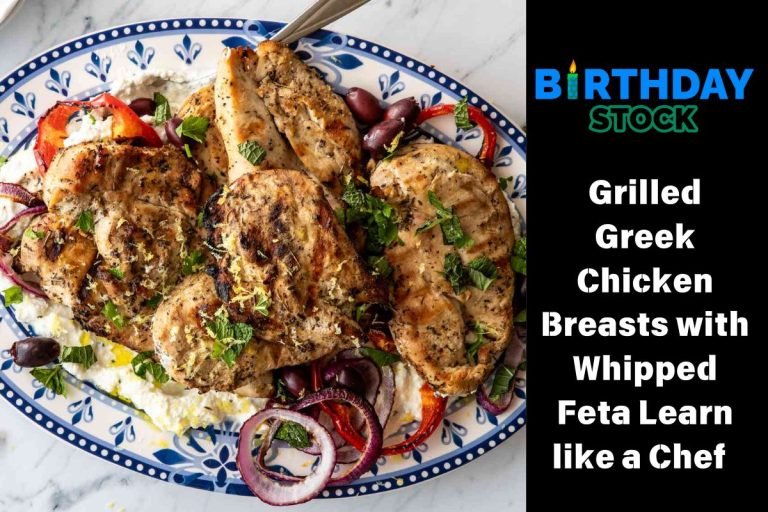 Grilled Greek Chicken Breasts with Whipped Feta Learn like a Chef