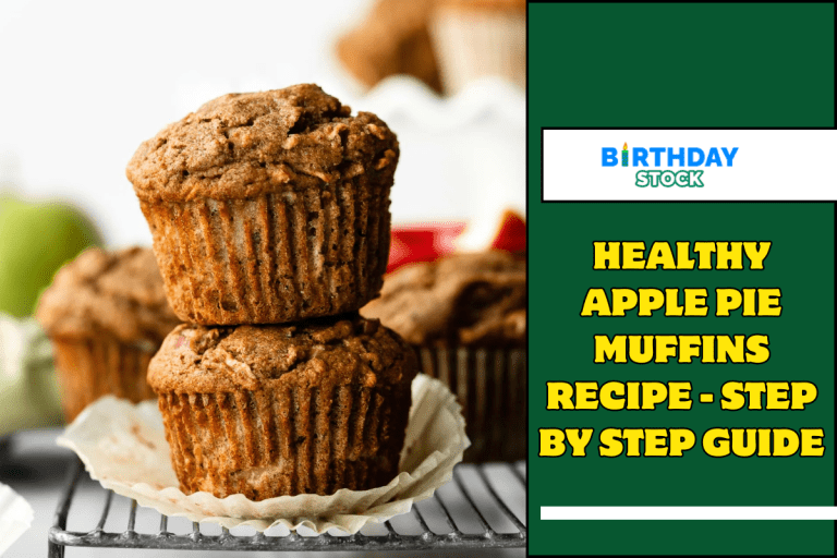 Healthy Apple Pie Muffins Recipe - Step by Step Guide
