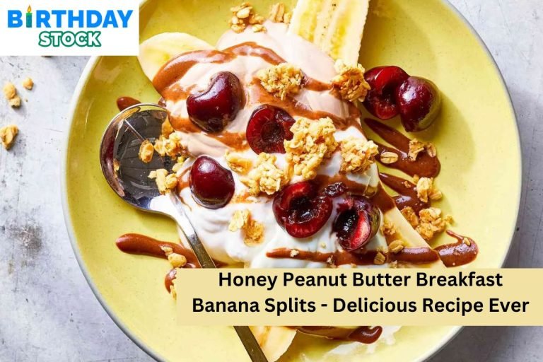 Honey Peanut Butter Breakfast Banana Splits - Delicious Recipe Ever