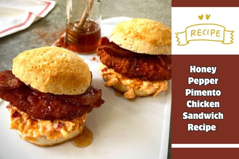 Honey Pepper Pimento Chicken Sandwich Recipe