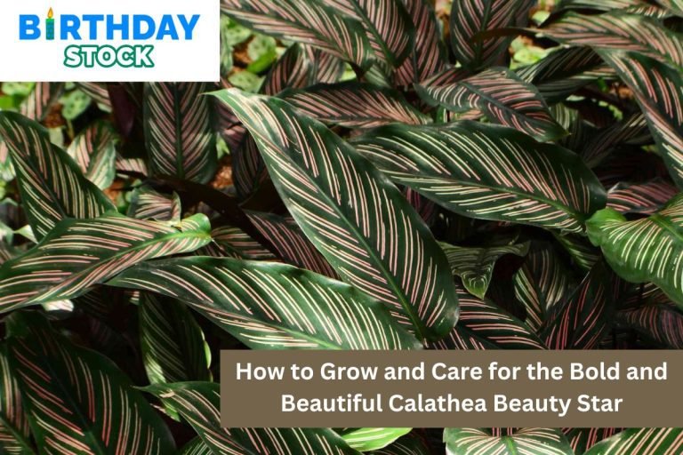 How to Grow and Care for the Bold and Beautiful Calathea Beauty Star