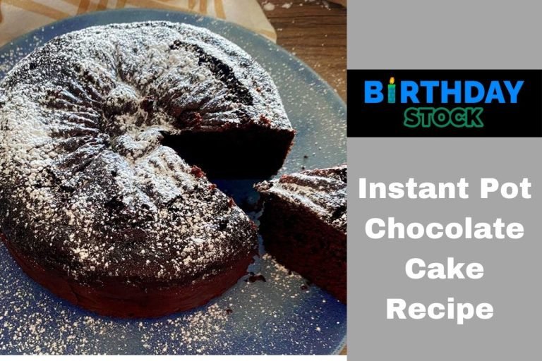 Instant Pot Chocolate Cake Recipe