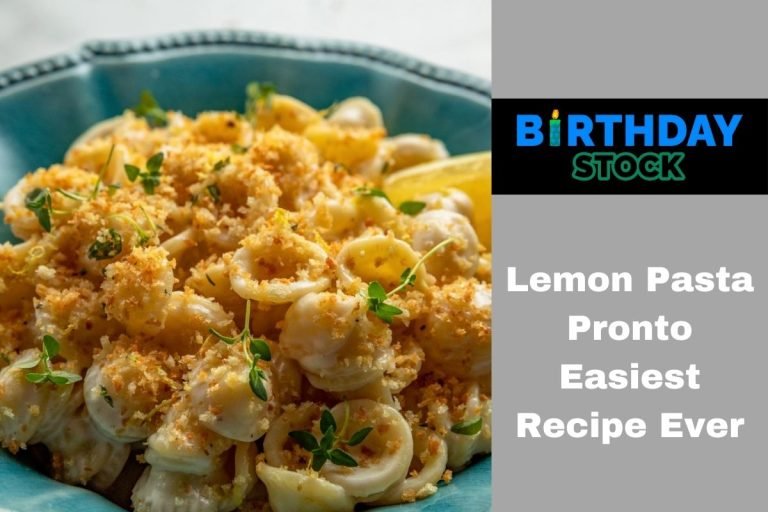 Lemon Pasta Pronto Easiest Recipe Ever