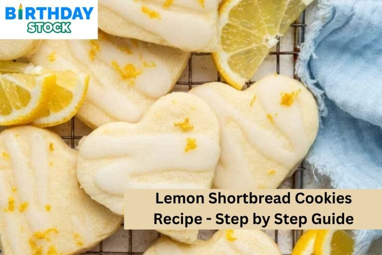 Lemon Shortbread Cookies Recipe - Step by Step Guide