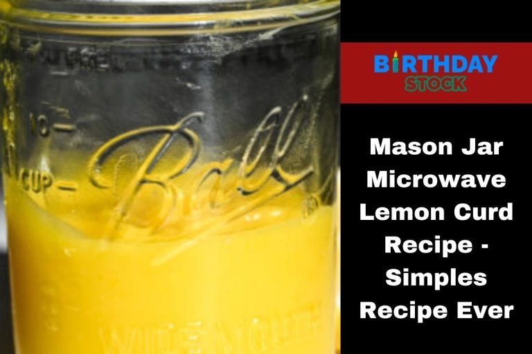 Mason Jar Microwave Lemon Curd Recipe - Simples Recipe Ever