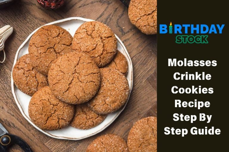 Molasses Crinkle Cookies Recipe Step By Step Guide