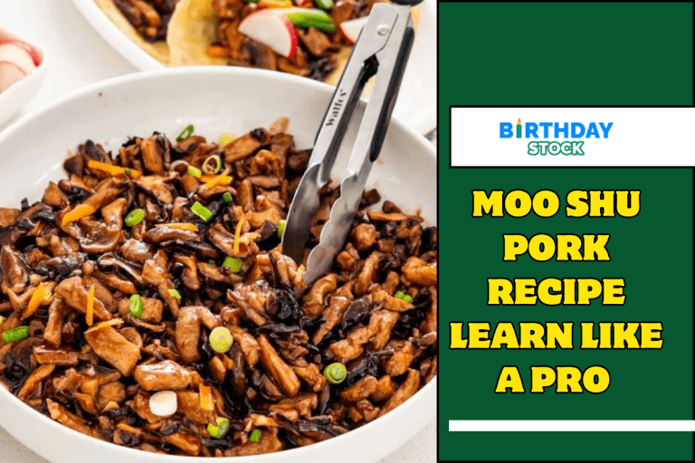 Moo Shu Pork Recipe Learn like a Pro