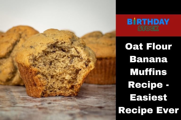 Oat Flour Banana Muffins Recipe - Easiest Recipe Ever
