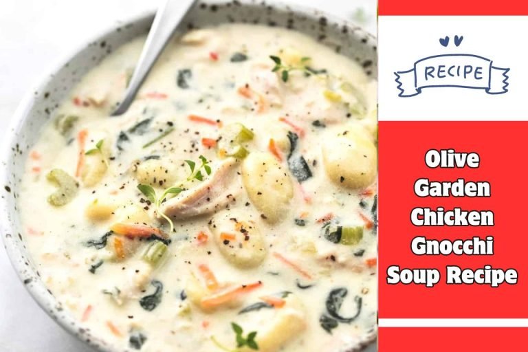 Olive Garden Chicken Gnocchi Soup Recipe