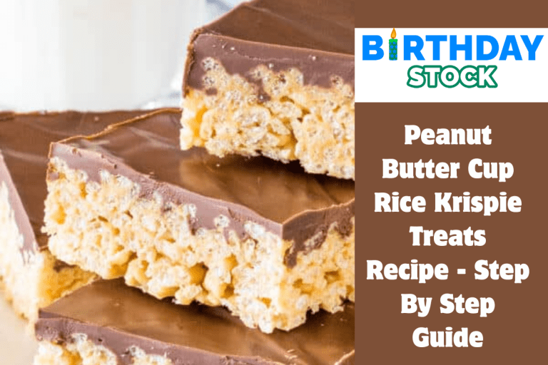 Peanut Butter Cup Rice Krispie Treats Recipe - Step By Step Guide