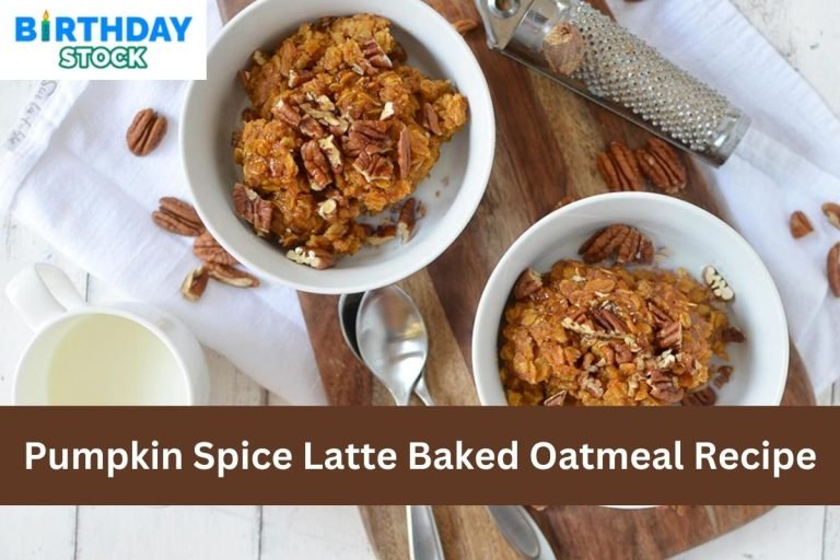 Pumpkin Spice Latte Baked Oatmeal Recipe