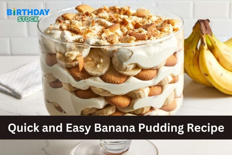 Quick and Easy Banana Pudding Recipe