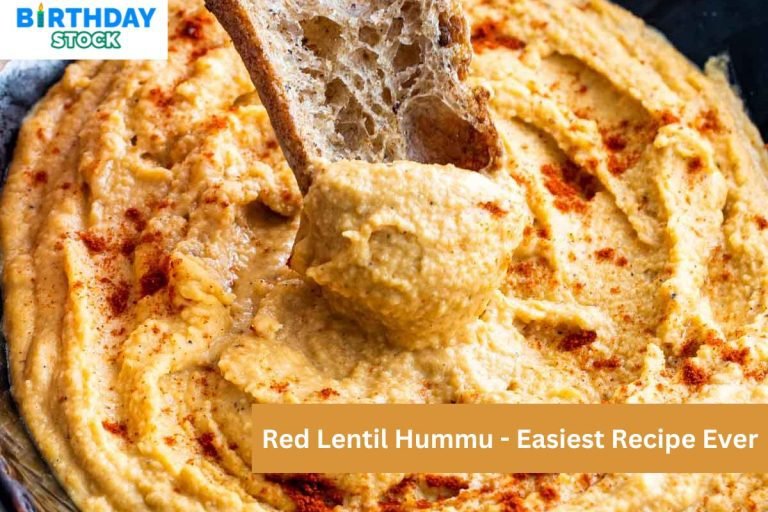 Red Lentil Hummu - Easiest Recipe Ever