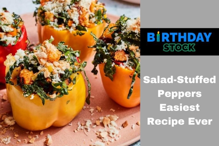 Salad-Stuffed Peppers Easiest Recipe Ever