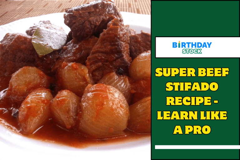 Super Beef Stifado Recipe - Learn Like a Pro