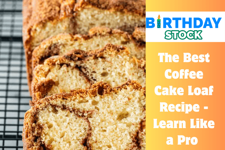 The Best Coffee Cake Loaf Recipe -Learn Like a Pro 