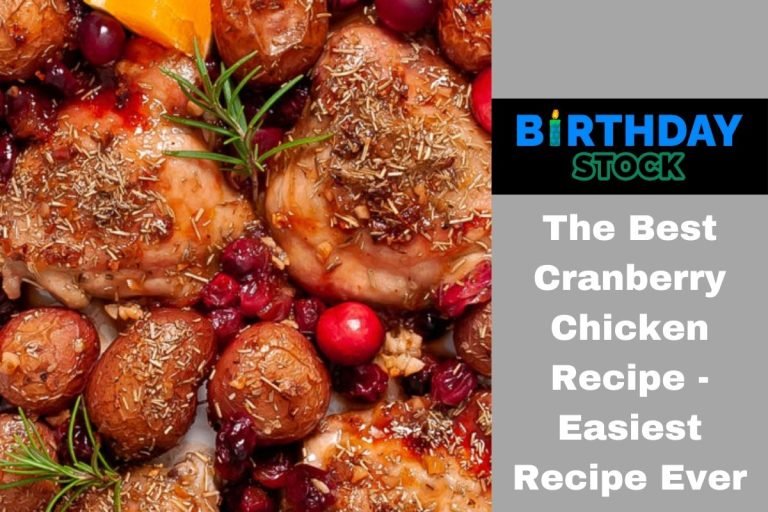 The Best Cranberry Chicken Recipe - Easiest Recipe Ever
