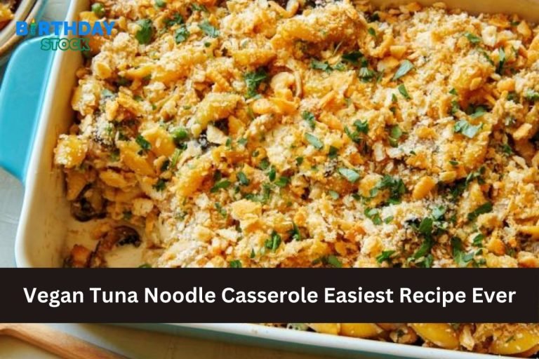 Vegan Tuna Noodle Casserole Easiest Recipe Ever