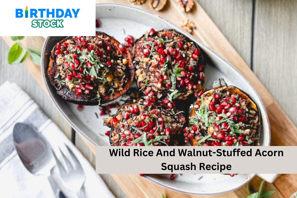 Wild Rice And Walnut-Stuffed Acorn Squash Recipe