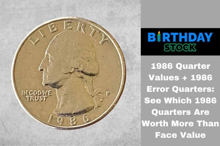 1986 Quarter Values + 1986 Error Quarters See Which 1986 Quarters Are Worth More Than Face Value