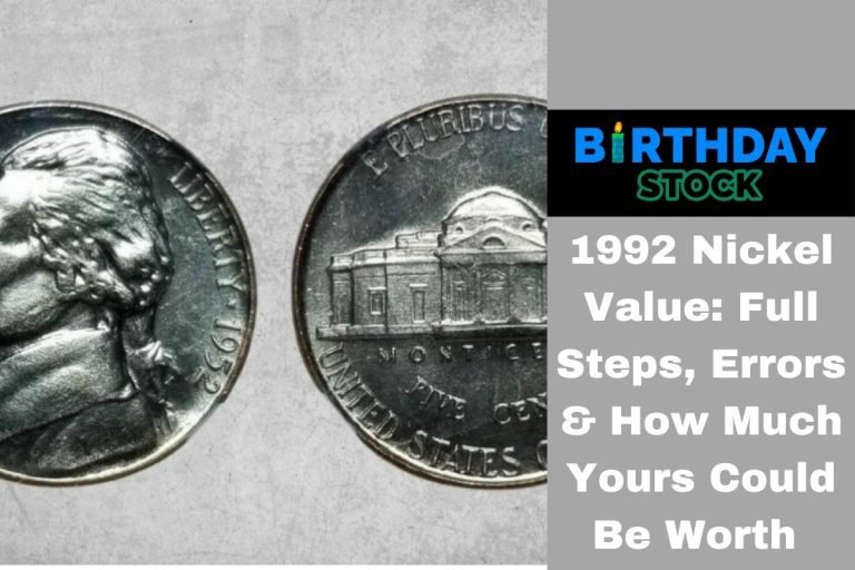 1992 Nickel Value Full Steps, Errors & How Much Yours Could Be Worth
