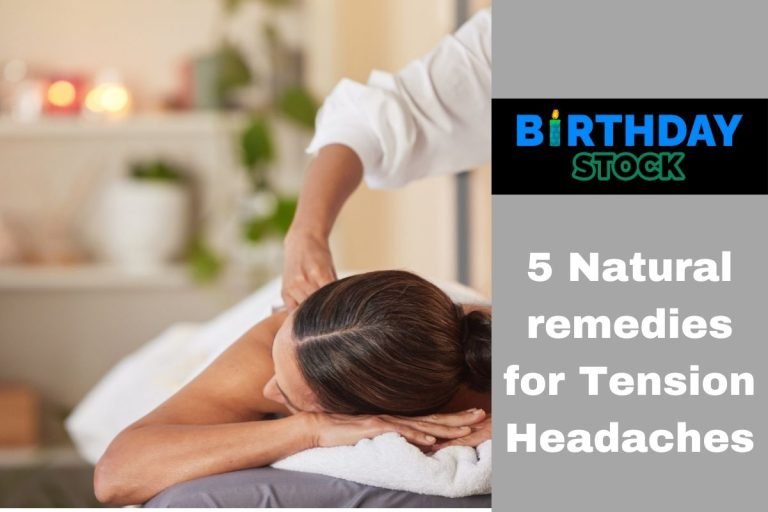 5 Natural remedies for Tension Headaches