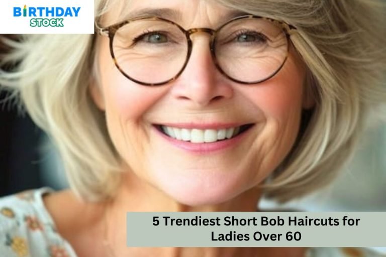 5 Trendiest Short Bob Haircuts for Ladies Over 60