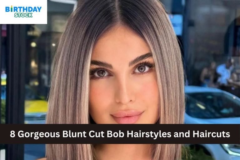 8 Gorgeous Blunt Cut Bob Hairstyles and Haircuts