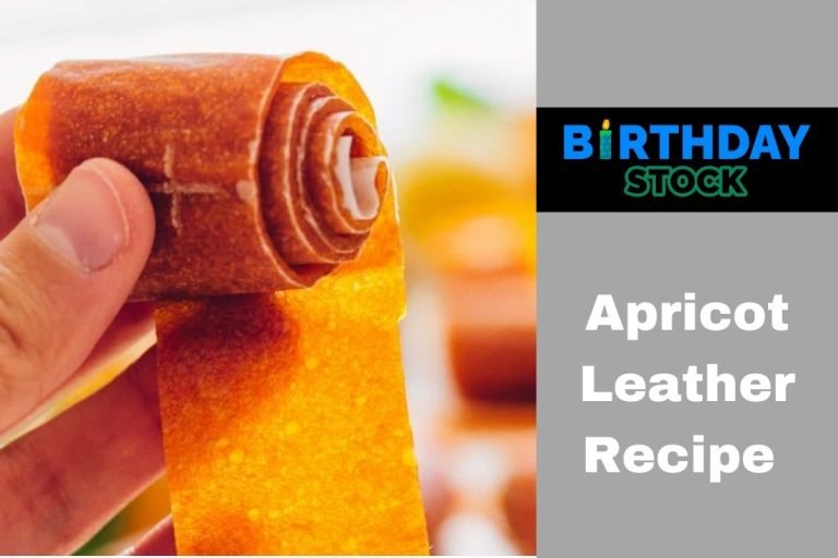 Apricot Leather Recipe