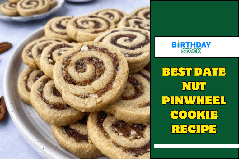 Best Date Nut Pinwheel Cookie Recipe