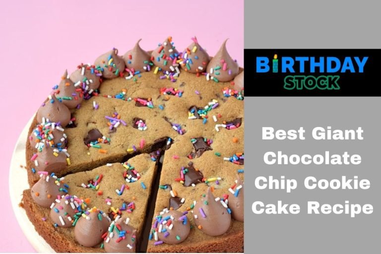 Best Giant Chocolate Chip Cookie Cake Recipe